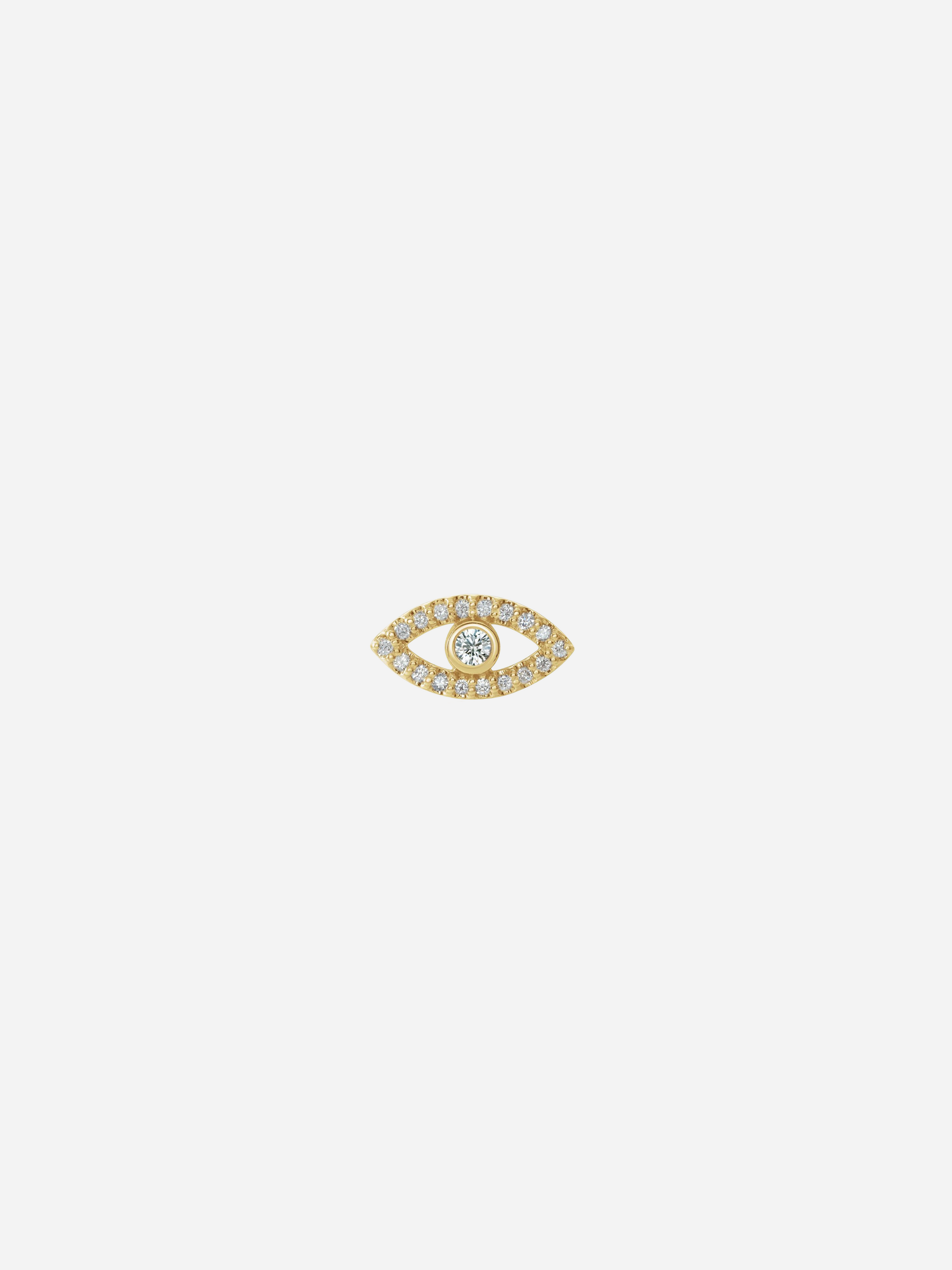 Pavé Diamond Evil Eye | Flat Back