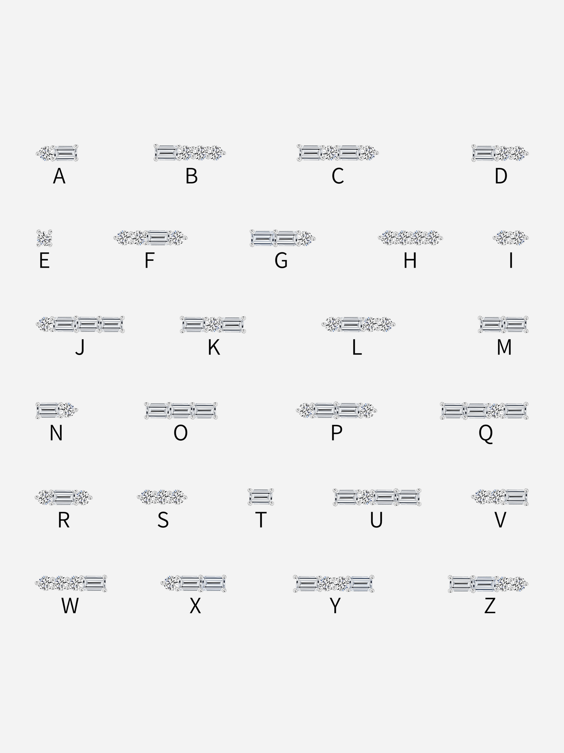 Morse Code Single Letter Earring