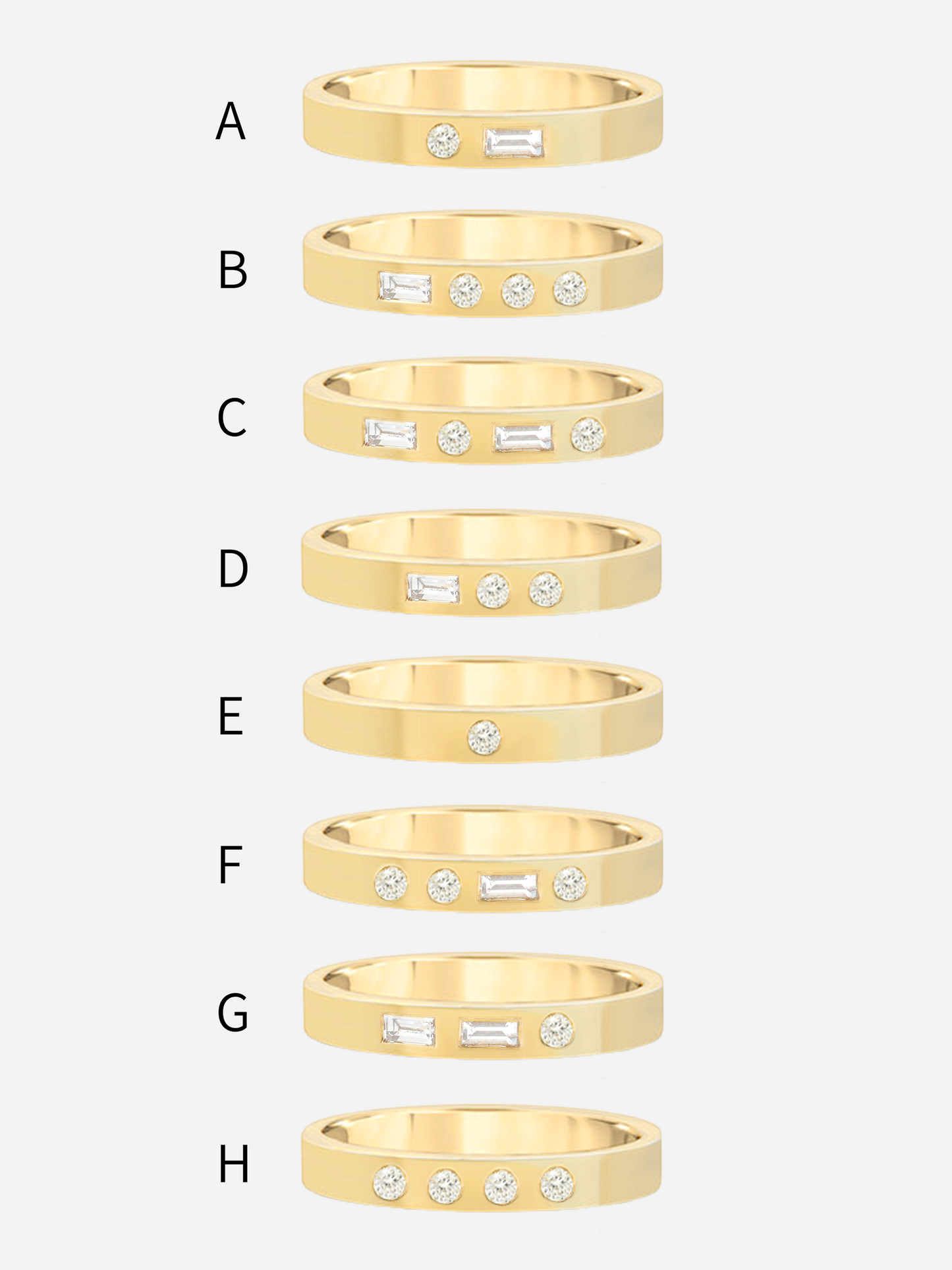 Morse Code Single Letter Ring