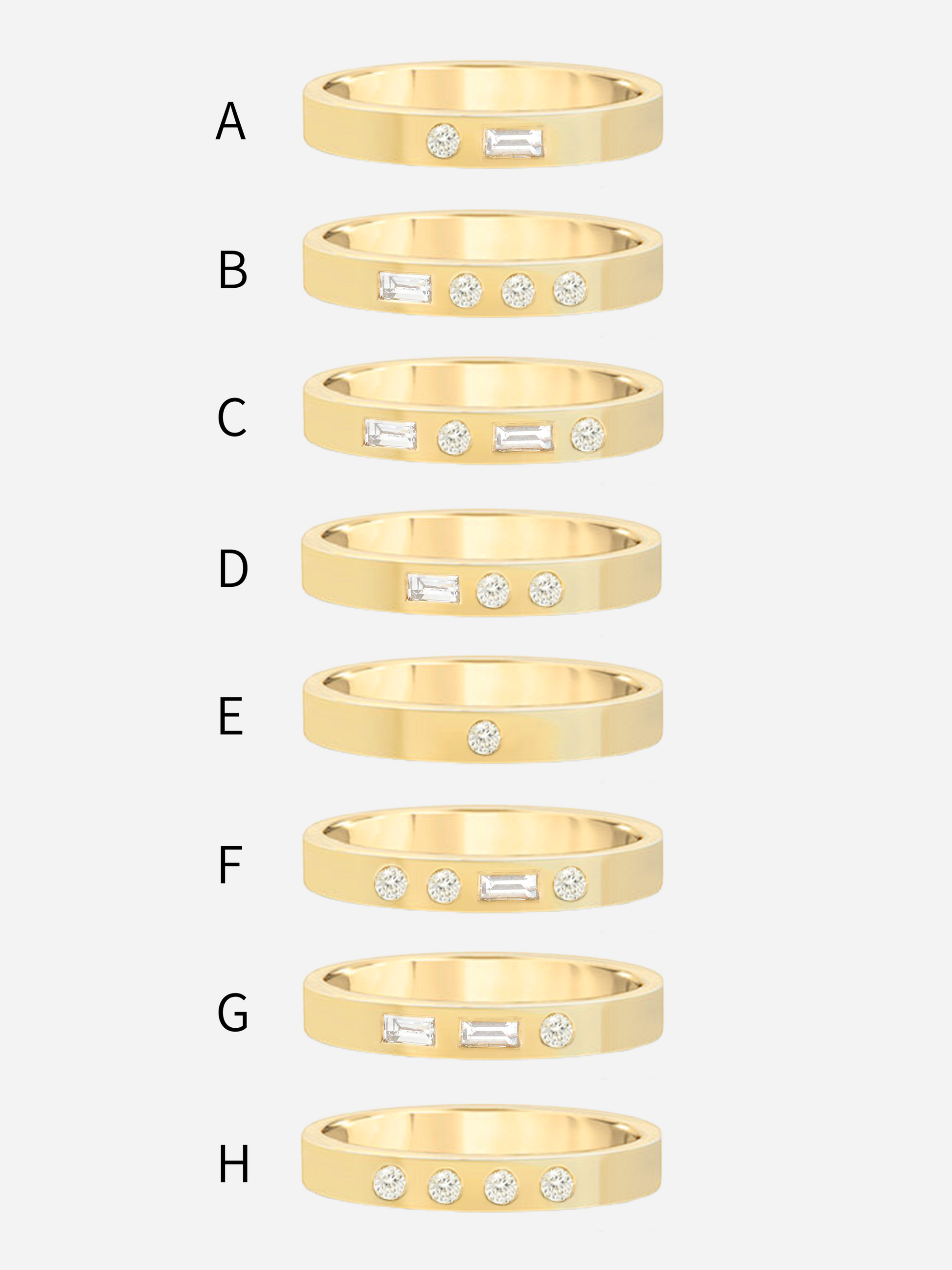 Morse Code Single Letter Ring