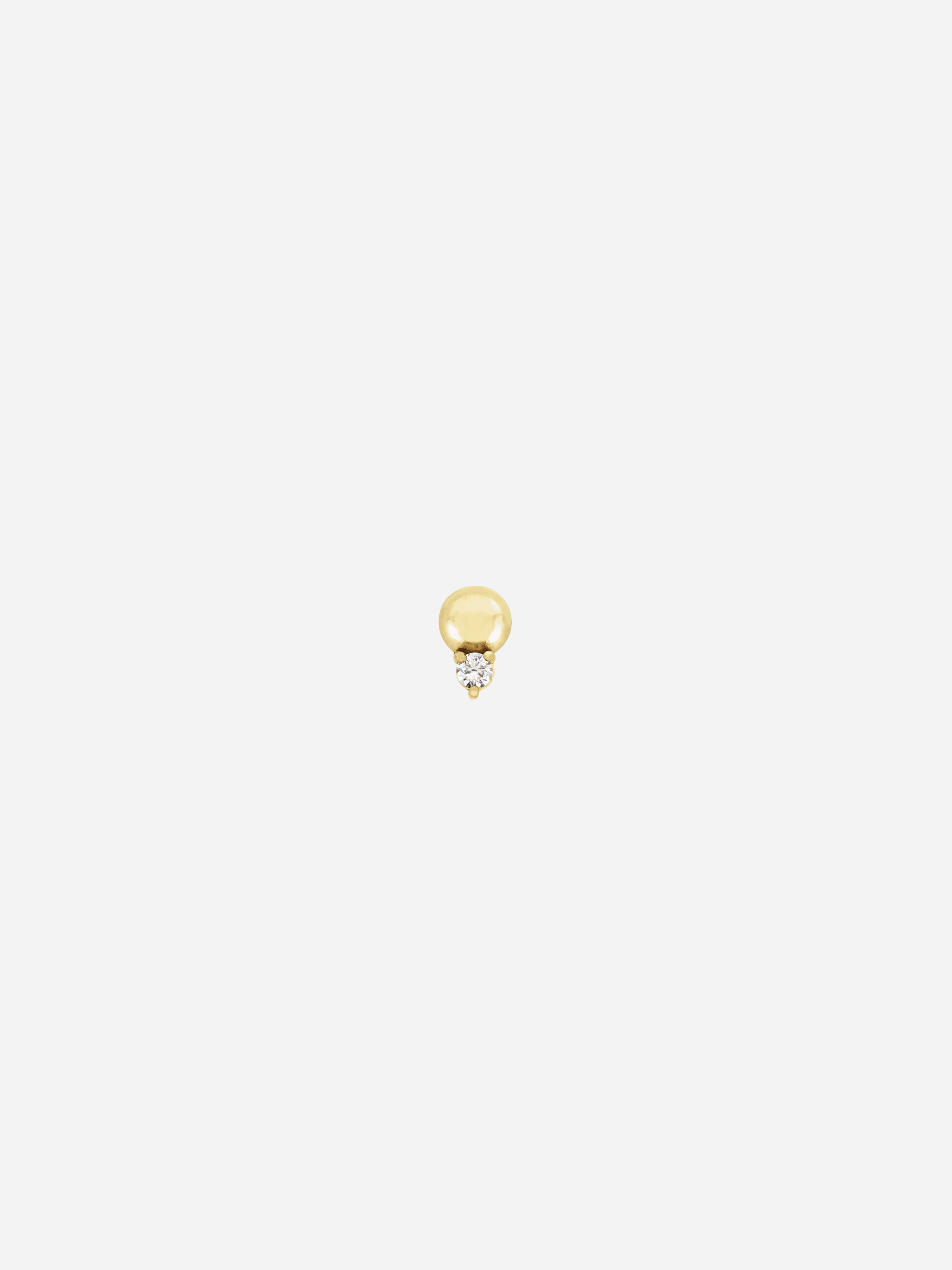 Tiny Diamond Bead | Flat Back