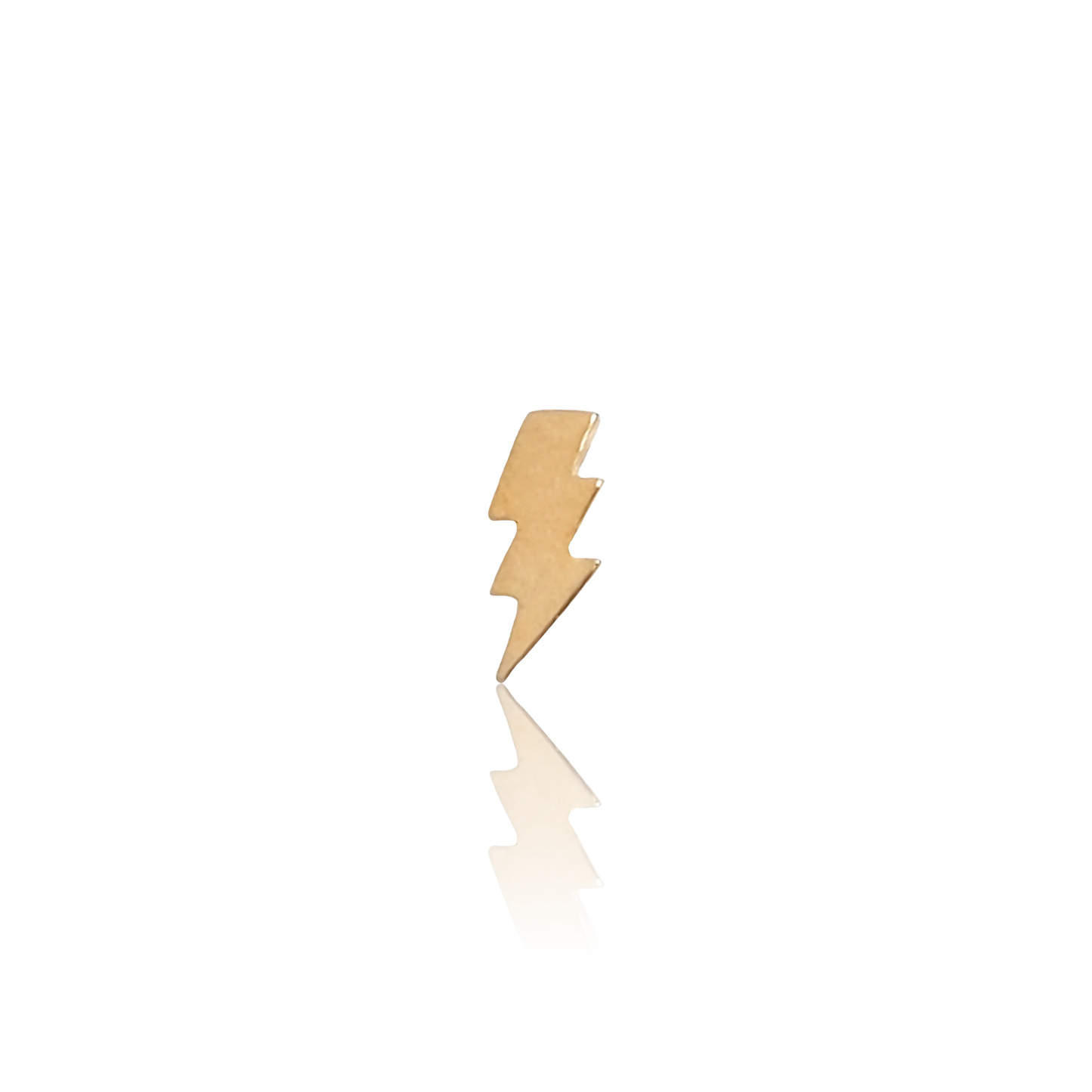 Lightning Bolt Stud - Flat Back