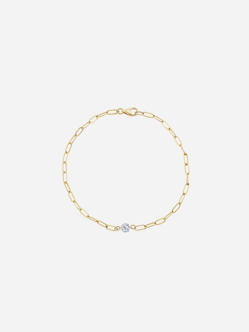 Airset Diamond Paperclip Bracelet