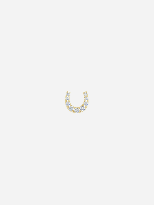 Diamond Horseshoe | Flat Back