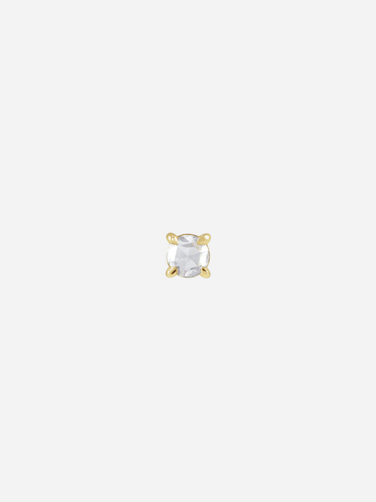 Large Rose Cut Diamond | Flat Back