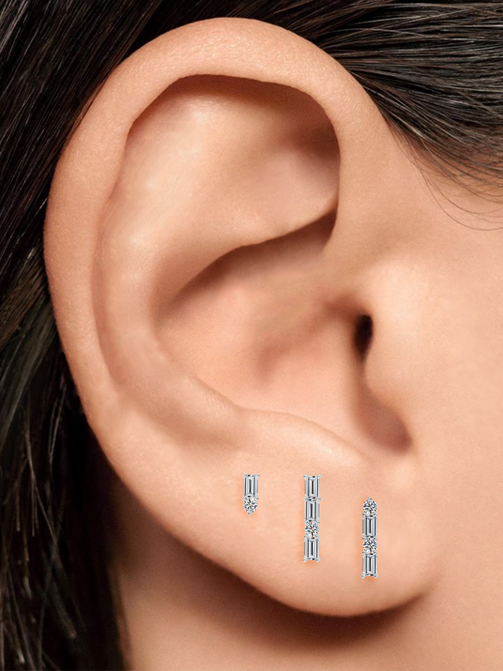 Morse Code Single Letter Earring
