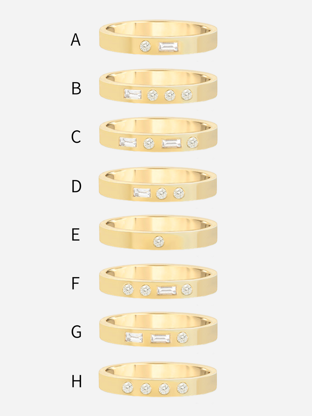 Morse Code Single Letter Ring