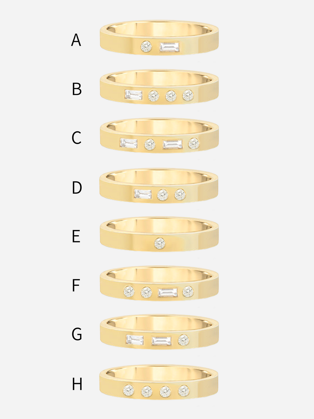 14k Morse Code Single Letter Diamond Ring | Twentyfour Fine Jewelry ...