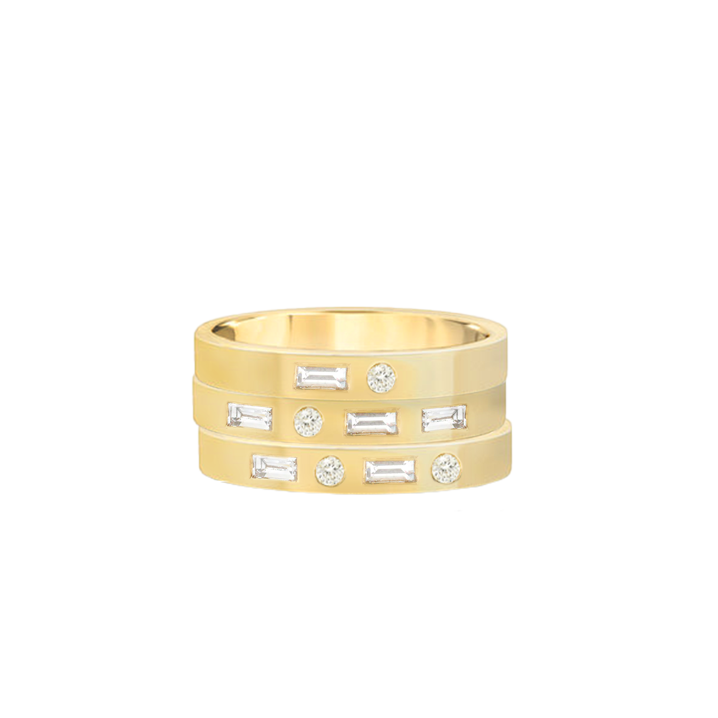14k Morse Code Single Letter Diamond Ring | Twentyfour Fine Jewelry ...