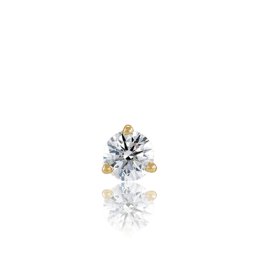 Medium Diamond Stud - Flat Back