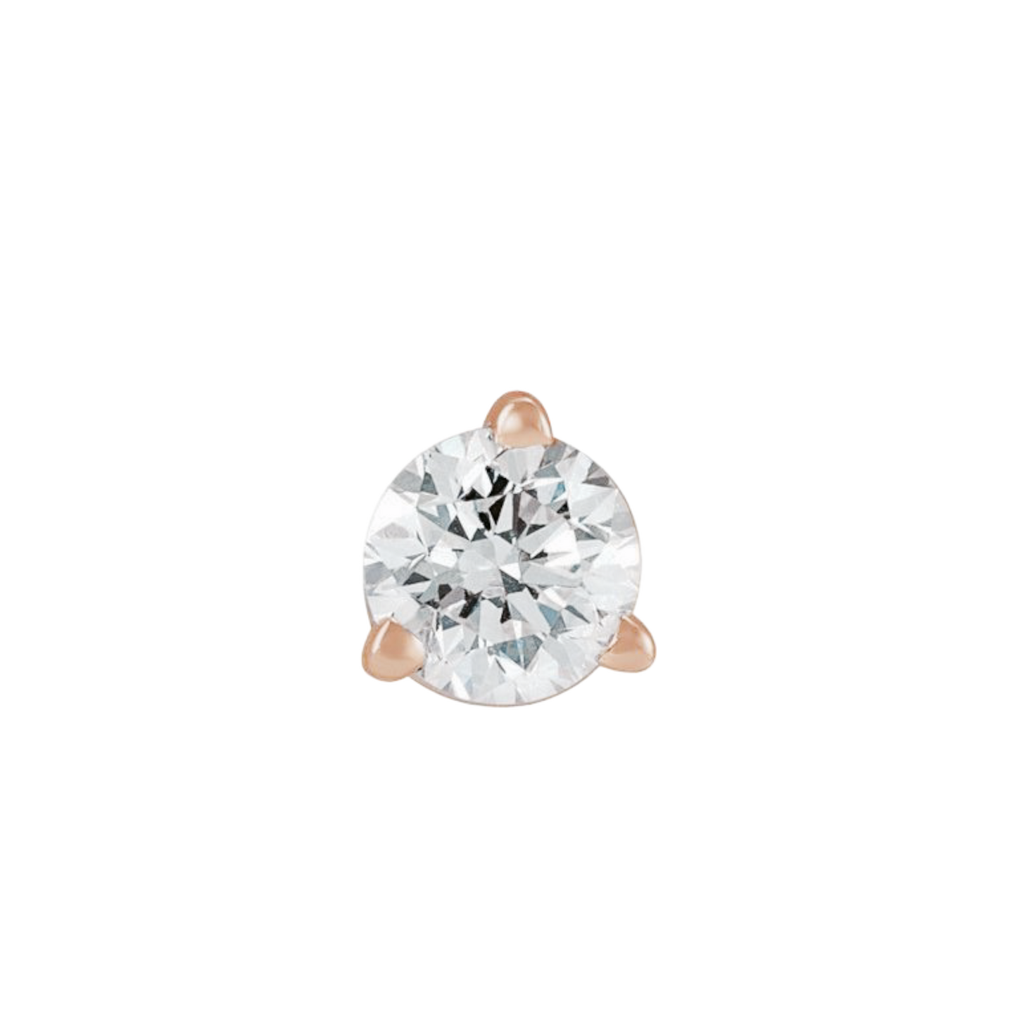 Large Diamond Stud - Flat Back