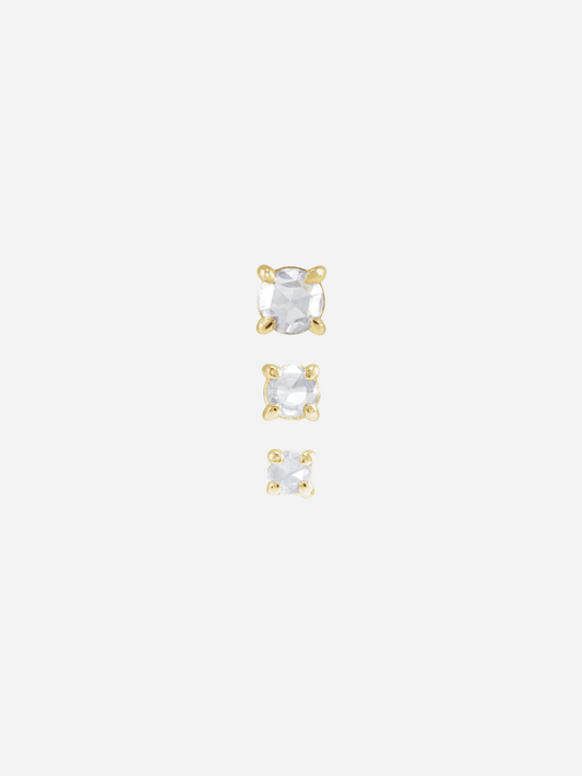 Rose Cut Diamond Trio | Flat Back