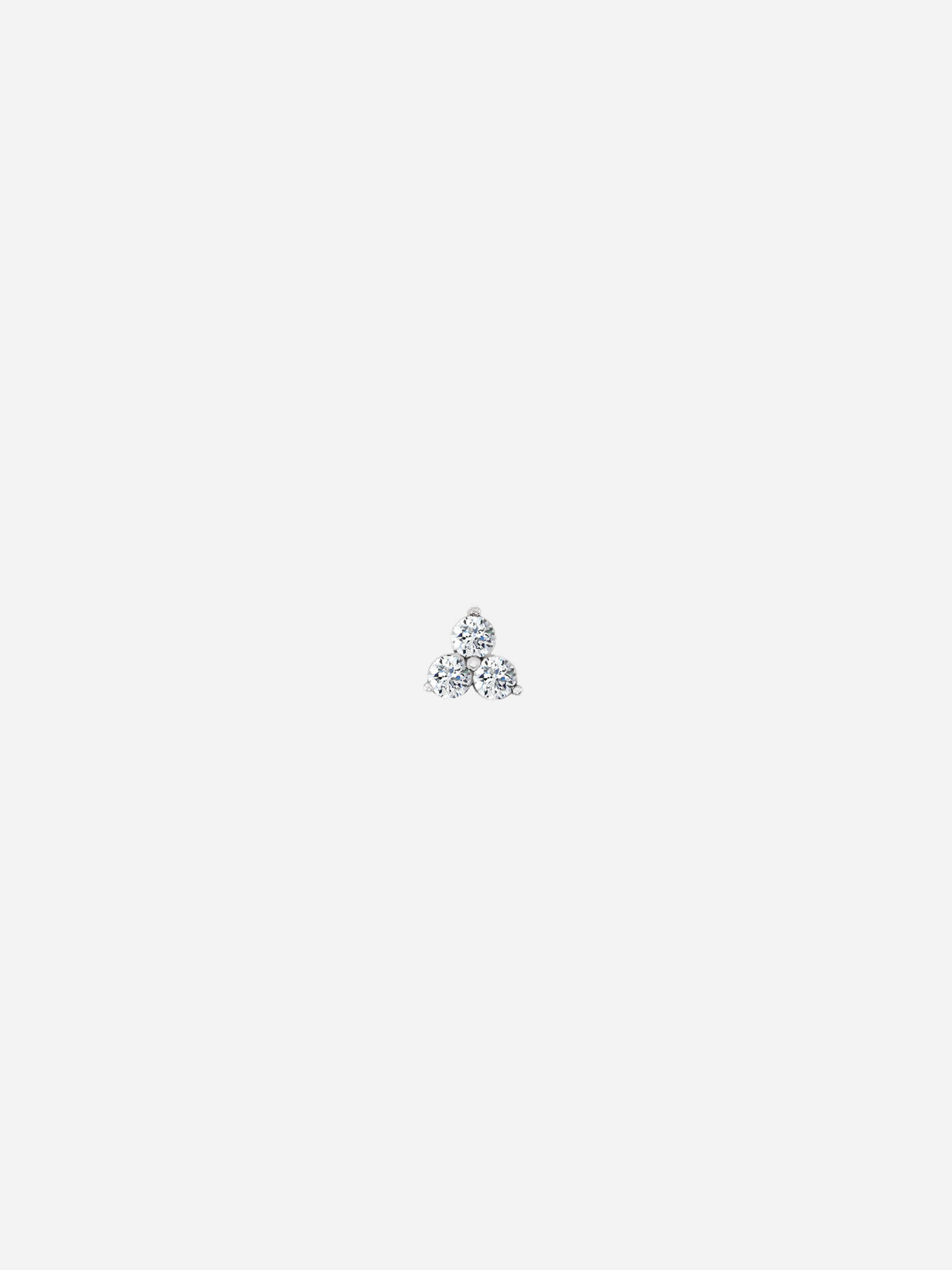Tiny Diamond Trinity | Flat Back