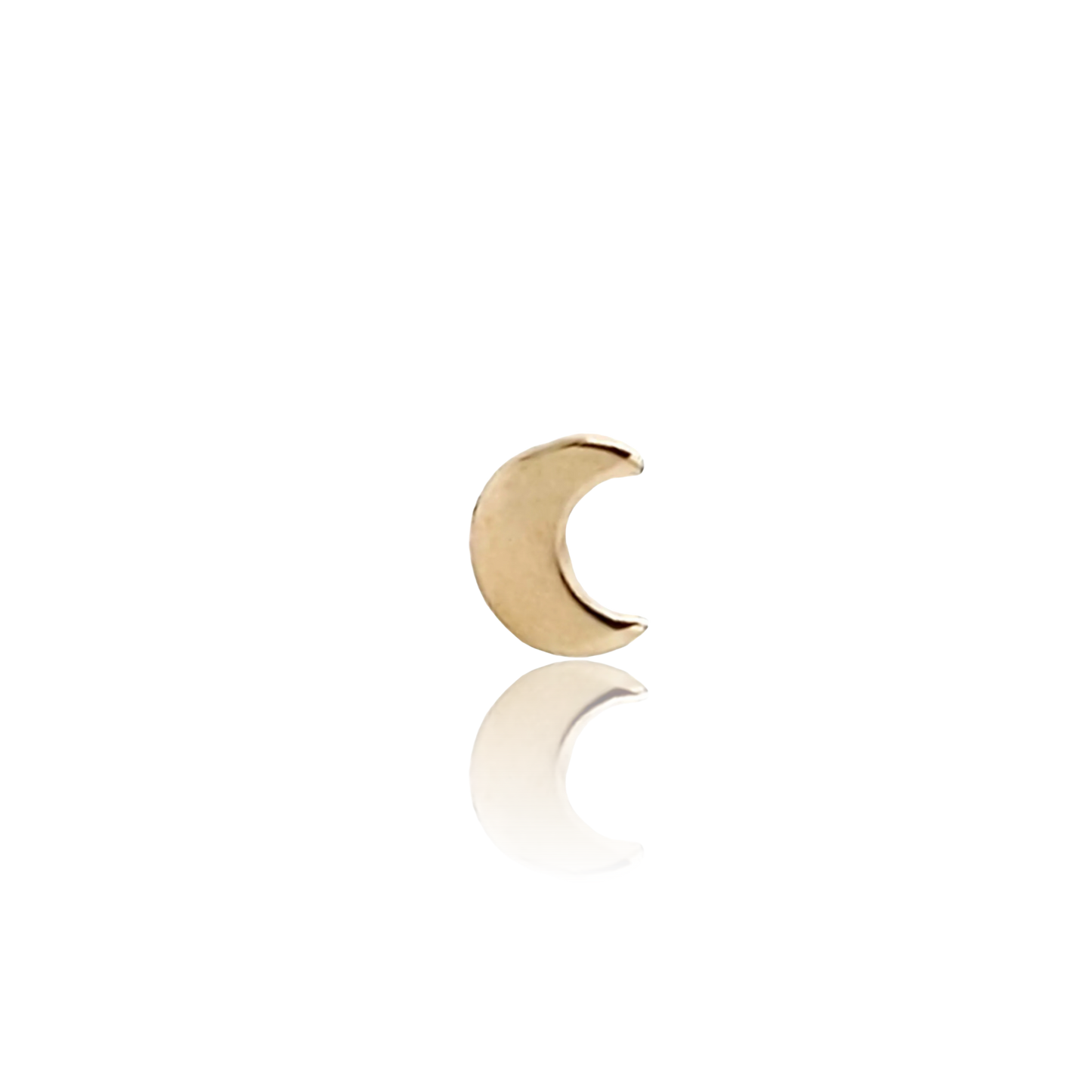 Moon Stud - Flat Back