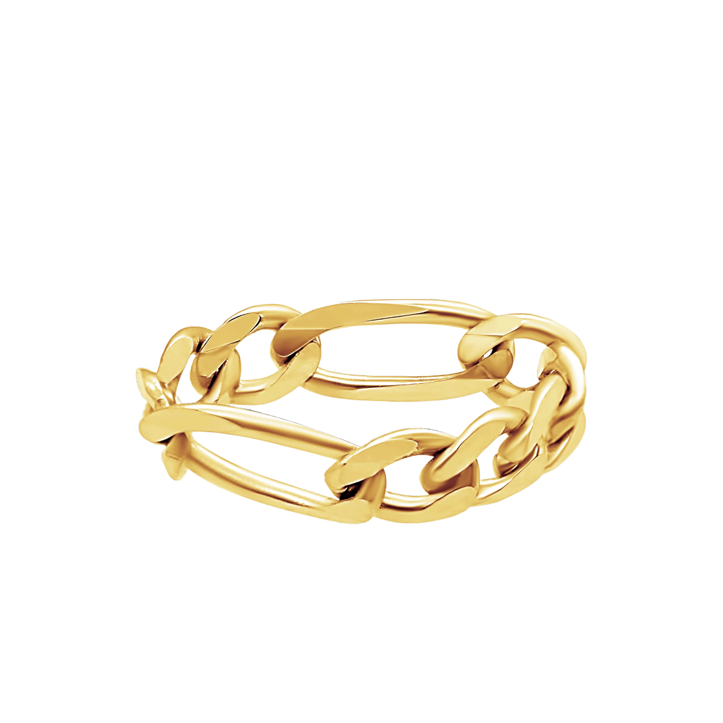 Thick Figaro Chain Ring