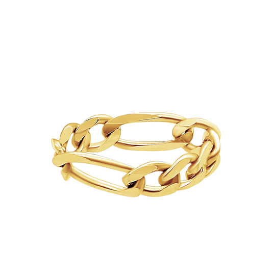 Thick Figaro Chain Ring